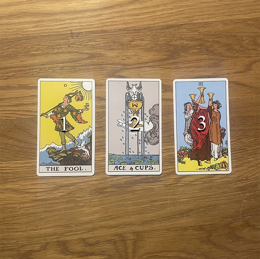 Kolmen kortin tarot